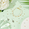 60Pcs 2 Colors Real 18K Gold Plated Long-Lasting Plated Brass Charms KK-BC0013-55-5