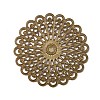 Tibetan Style Brass Filigree Joiners Links FIND-TAC0002-037AB-2
