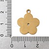 304 Stainless Steel Enamel Pendants STAS-K312-07F-G-3