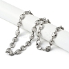 Non-Tarnish 201 Stainless Steel Chain Necklaces NJEW-I127-04P-2