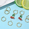 SHEGRACE Brass Hoop Earrings XGR0020G-68G-5