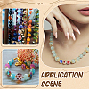 4 Strands Handmade Millefiori Glass Beads Strands LK-HY0001-03-5