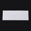 Plastic Necklace Chain Adhesive Pouch for Necklace Display Cards AJEW-P088-01B-2