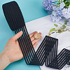 10M Knitted Fish Line Nylon Elastic Lace Trim OCOR-GF0003-71B-3