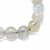 Natural Grey Moonstone Beads Strands G-F632-24-03-2