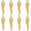 8Pcs Rack Plating Brass Pendants KK-BBC0016-42-1