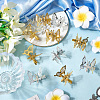 12Pcs 2 Colors Alloy Alligator Hair Clips for Women OHAR-SP0001-08-4