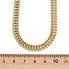 6.5MM 304 Stainless Steel Double Curb Chain Necklaces for Women NJEW-G179-07G-3