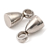 Non-Tarnish 201 Stainless Steel Tail Chain Drop Charms LS-STAS-D061-04D-P-3