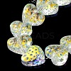 Electroplate Transparent Glass Beads Strands EGLA-R114-02A-AB02-4