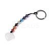 7 Chakra Gemstone Beads Keychain KEYC-F036-02E-2