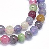 Natural Tanzanite Stone & Tourmaline Beads Strands G-O180-10-4mm-3