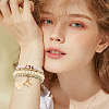 1 Set Bohemian Vacation Style Glass Beaded Stackable Stretch Bracelets Set for Women BJEW-SP0001-13-6