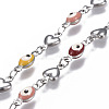 304 Stainless Steel Enamel Chains CHS-P006-01P-02-2