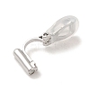 Brass Clip-on Earring Findings LS-KK-K371-13P-2