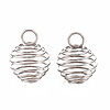 Non-Tarnish 304 Stainless Steel Wire Pendants LS-X-STAS-ZX013-22-14mm-P-1