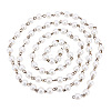 Handmade Glass Pearl Beads Chains AJEW-PH00489-02-3