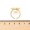 Brass Cuff Rings for Women RJEW-F184-08E-G-5