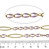 304 Stainless Steel Enamel Link Chains CHS-U003-01G-03-2
