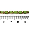 Electroplate Glass Beads Strands X-EGLA-P061-02A-08-4