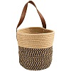 Woven Cotton Storage Baskets AJEW-WH20054-010C-1