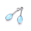 304 Stainless Steel Enamel Charms STAS-N0013-07P-2