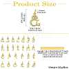 26Pcs 26 Styles Brass Micro Pave Cubic Zirconia Pendants KK-CJ0002-50-8