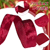 15 Yards 3 Styles Polyester Single Face Velvet Ribbons SRIB-BC0001-31C-4