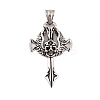 304 Stainless Steel Pendants STAS-K283-10AS-1