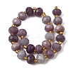 Natural Lepidolite Beads Strands G-D105-B08-2