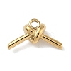 304 Stainless Steel Charms Ion Plating(IP) STAS-P423-08G-1