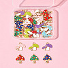 36Pcs 9 Styles Autumn Theme Alloy Enamel Pendants ENAM-FS0002-95-8