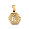 304 Stainless Steel Charms LS-STAS-H227-01G-K-1