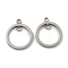 Non-Tarnish 304 Stainless Steel Connector Charms STAS-P356-11P-1