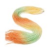 Transparent Gradient Color Glass Beads Strands GLAA-G101-2mm-05-2