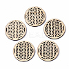Undyed Natural Wooden Pendant LS-X-WOOD-T028-17-1