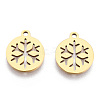 Ion Plating(IP) 304 Stainless Steel Charms LS-STAS-Q201-T063G-1