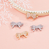 4Pcs 2 Colors Brass Box Clasps KK-CA0001-73-4