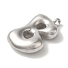 Non-Tarnish 304 Stainless Steel Pendants STAS-M017-08P-02-2