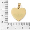 Ion Plating(IP) 304 Stainless Steel Enamel Rhinestone Pendants STAS-Q325-02G-G-3