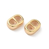 Brass Silicone Slide Charms KK-C099-06B-G-2