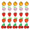 30Pcs 5 Styles Acrylic Pendants MACR-CJ0002-11-8