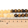 Chakra Natural Red Jasper & Yellow Jade & Green Aventurine & Tiger Eye & Sodalite & Amethyst Beads Strands X-G-NH0002-E02-8mm-6