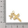 Brass Micro Pave Cubic Zirconia Pendants KK-D431-070G-3