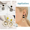 20Pcs 10 Style Alloy Enamel Stud Earring Findings FIND-EL0001-03-8