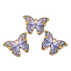 Light Gold Tone Alloy Enamel Pendants ENAM-M059-05KCG-07-3