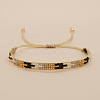 Colorful Glass Seed Bead Braided Bracelets for Women QJ1437-1-2