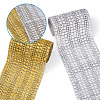 16 Rows Plastic Diamond Mesh Wrap Roll Rhinestone Crystal Ribbon Cake Wedding Decoration DIY-TA0008-45-4