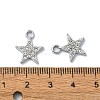 Alloy Rhinestone Pendants RB-P037-01P-03-3