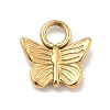 Ion Plating(IP) 304 Stainless Steel Charms STAS-P379-37B-G-1